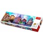 Puzzle Koláž pamiatky Taliansko panoráma 500 dielikov 66x23,7cm