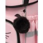 Školská taška pre prvákov Stil Smile Cat lady, doprava a obálka s cvokom zadarmo