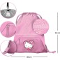 Vrecúško na prezuvky s vreckom BAAGL Hello Kitty Sweet Leopard