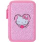 Školský peračník trojposchodový BAAGL Hello Kitty Sweet Leopard