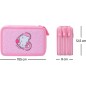 Školský peračník trojposchodový BAAGL Hello Kitty Sweet Leopard