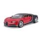 Bburago - Autá HOBBY, Bugatti Chiron, červeno-čierna, 1:18