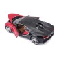Bburago - Autá HOBBY, Bugatti Chiron, červeno-čierna, 1:18