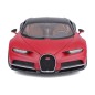 Bburago - Autá HOBBY, Bugatti Chiron, červeno-čierna, 1:18