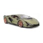 Bburago - Autá HOBBY, Lamborghini Sián FKP 37, matná zelená metalíza, 1:18