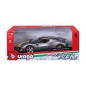 Bburago - RACE+PLAY, Ferrari 296 GTB ASSETTO FIORANO, sivá metalíza, 1:18