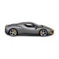 Bburago - RACE+PLAY, Ferrari 296 GTB ASSETTO FIORANO, sivá metalíza, 1:18