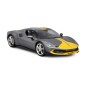 Bburago - RACE+PLAY, Ferrari 296 GTB ASSETTO FIORANO, sivá metalíza, 1:18