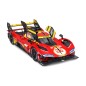 Bburago - RACING, FERRARI 499P, víťaz 24-hodinových pretekov Le Mans 2024, červená, 1:18