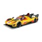 Bburago - RACING, FERRARI 499P, žltá, 1:18