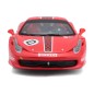 Bburago - RACING, Ferrari 458 Challenge, červená, 1:24