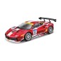 Bburago - RACING, Ferrari 488 Challenge (Formula racing 2017), tmavočervená, 1:24