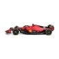 Bburago - FORMULA RACING, Ferrari SF-23 (2023) v dekoratívnom boxe, #55 Carlos Sainz, 1:24