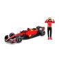 Bburago - FORMULA RACING, F1 Ferrari SF-23 (2023) s figúrkou, #16 Charles Leclerc,1:24