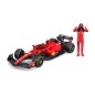 Bburago - FORMULA RACING, F1 Ferrari SF-23 (2023) s figúrkou, #55 Carlos Sainz, 1:24