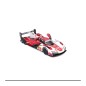 Bburago - RACE, Porsche 963 (2024), bielo-červená, 1:24