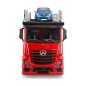 Bburago - STREET FIRE, Kamión s návesom Multicar Carrier M-B Actros + Renault Captur, 1:43