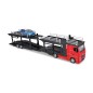 Bburago - STREET FIRE, Kamión s návesom Multicar Carrier M-B Actros + Renault Captur, 1:43