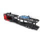 Bburago - STREET FIRE, Kamión s návesom Multicar Carrier M-B Actros + Renault Captur, 1:43