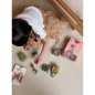 Cleverclixx – Magnetická stavebnica Magic Forest Pack Pastel – 65 ks