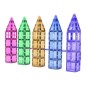 Cleverclixx – Magnetická stavebnica Mega Creative Pack Pastel – 210 ks