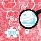 Efektné puzzle - začarovaný strom - 100 ks