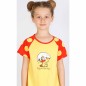 Detská nočná košeľa s krátkym rukávom Malé kurča žltá