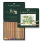 Umelecké pastely Faber-Castell Pitt Pastel - plechová škatuľka - 24 farieb