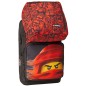 Školský batoh LEGO Ninjago Red Optimo Plus, desiatový box zdarma