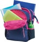 Školský batoh Herlitz Ultimate Modro - ružová a sluchátka zadarmo