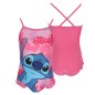 Dievčenské plavky Stitch ružové