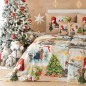 Detské vianočné obliečky Matějovský Christmas Vintage Bavlna deluxe digitál