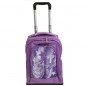 Školský batoh Danza na kolieskach fialový