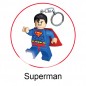 Superman svietiaca figúrka LEGO DC Super Heroes