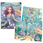 Kreatívny zošit Top Model Mermaid, 240 samolepiek