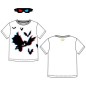 Tričko Batman KR biele 3D efekt + 3D okuliare