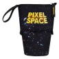 Puzdro na pastelky BAAGL Pixel Space GRS