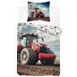 Obliečky traktor červený