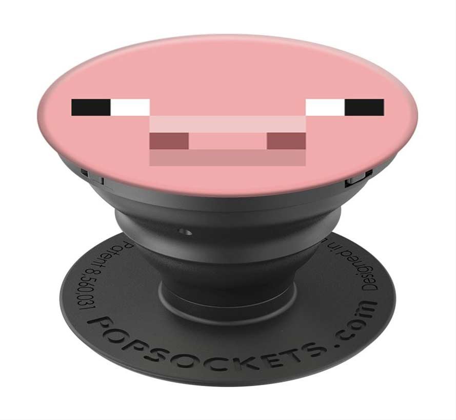 Popsocket Minecraft PopSockets Original PopGrip, MINECRAFT Pig | Skolske–tasky.sk
