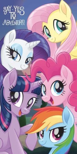 Plážová osuška My little Pony Adventure | Skolske–tasky.sk