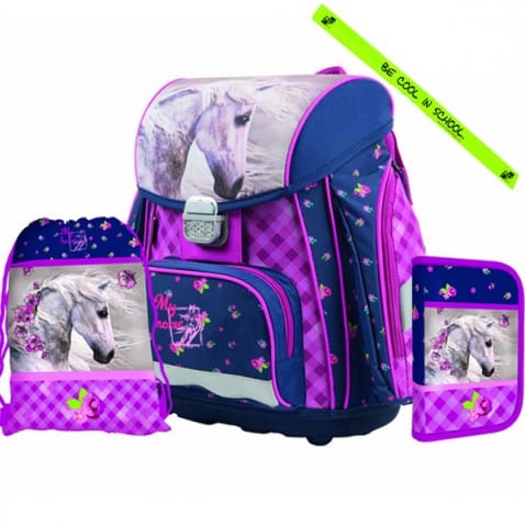 Školská taška Premium Kôň SET