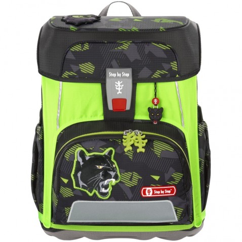 Reflexná vesta pre aktovku Step by Step CLOUD zelená