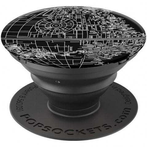 PopSockets Original PopGrip, STAR WARS Aluminium Death Star, hliníkový