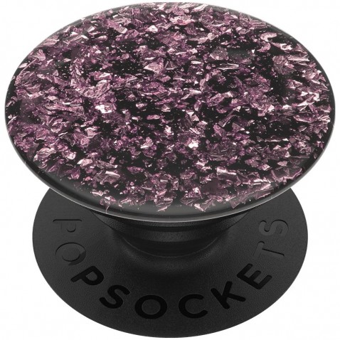 PopSockets PopGrip Gen.2, Foil Confetti Lilac, kúsky fialové fólie v živici