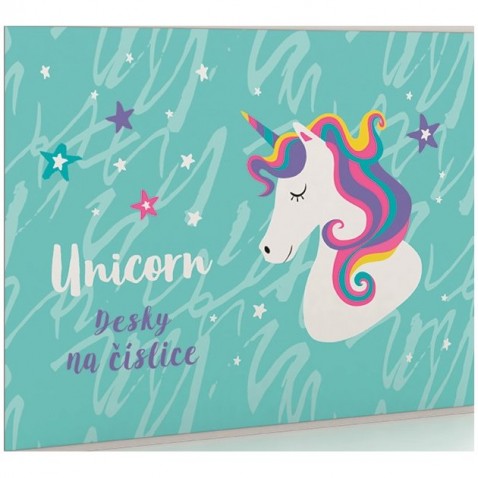 Dosky na číslice Unicorn iconic