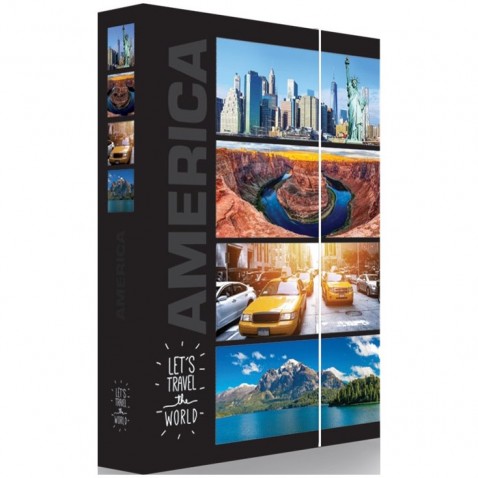 Box na zošity A4 Jumbo Amerika