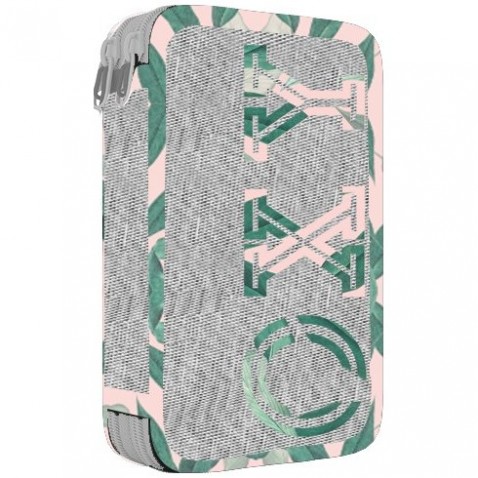 Peračník OXY Style Grey Flowers dvojposchodový