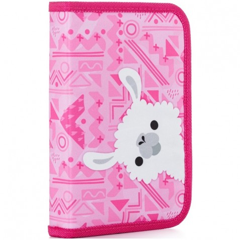 Peračník s klopuou, naplnený Lama