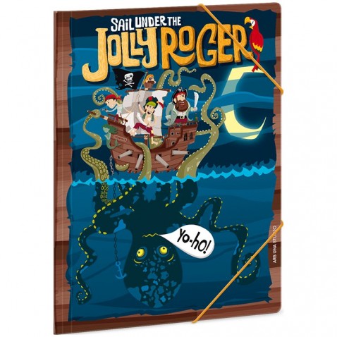 Zložka na zošity Pirát Jolly Roger A4