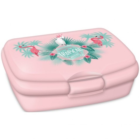 Box na desiatu Pink Plamingo